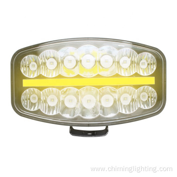 10" oval 12-24V, 50w ECE R112, ECE R7,ECE R10 Emark, IP 67 led driving light+position light offroad truck driving light